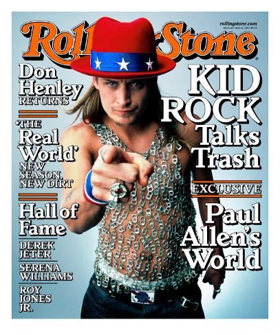 Art print POSTER Kid Rock Lying on Bed